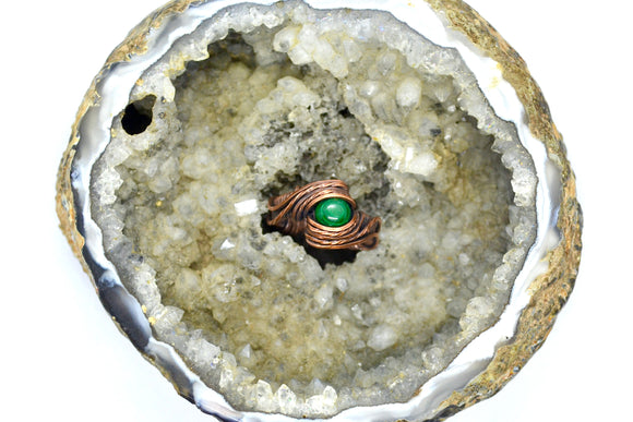 “Verdant Glow” Ring Size 6