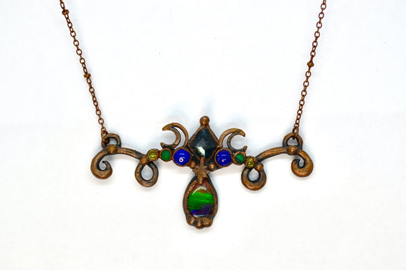 “Celestial Swirls” Necklace