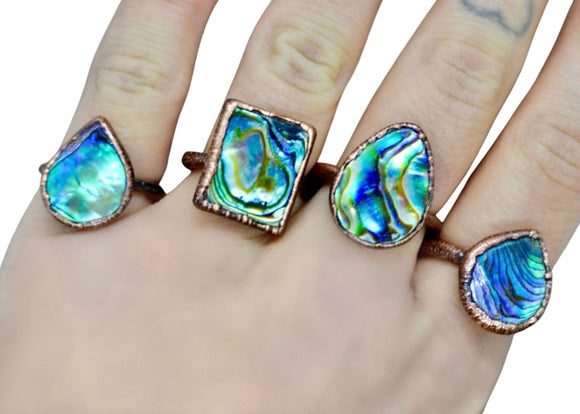 “Ocean’s Treasure” Ring Size 8