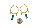 “Dazzling Jasper” Hoop Earrings