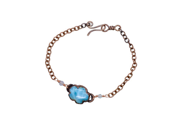 “Larimar Crystal Mist” Bracelet