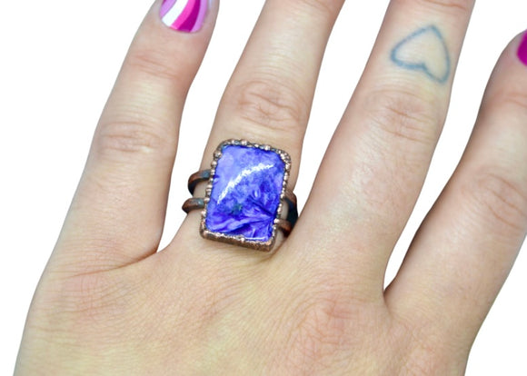 “Charoite Dreams” Ring Size 6.5