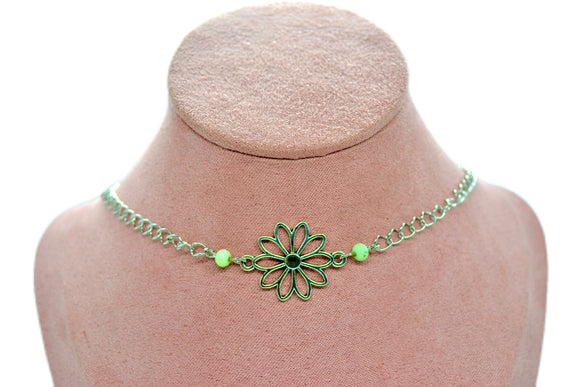 “Chrysoprase Daisies”