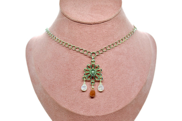 “Moonlit Petals” Necklace
