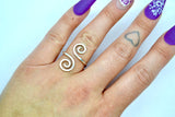 “Silver Swirls” Ring