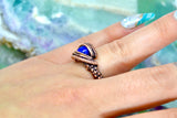 "Moonlit Lapis" Ring Size 5.5