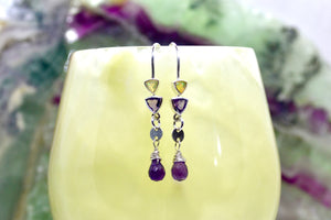 "Amethyst Dreamscape" Earrings