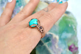 "Turquoise Tide” Ring Size 8.5
