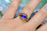 "Moonlit Lapis" Ring Size 5.5