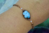 “Larimar Crystal Mist” Bracelet